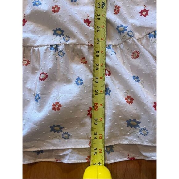 Madewell Tiered Mini Flower Cottagecore Dress Women’s Plus Size XXL - Picture 9 of 9